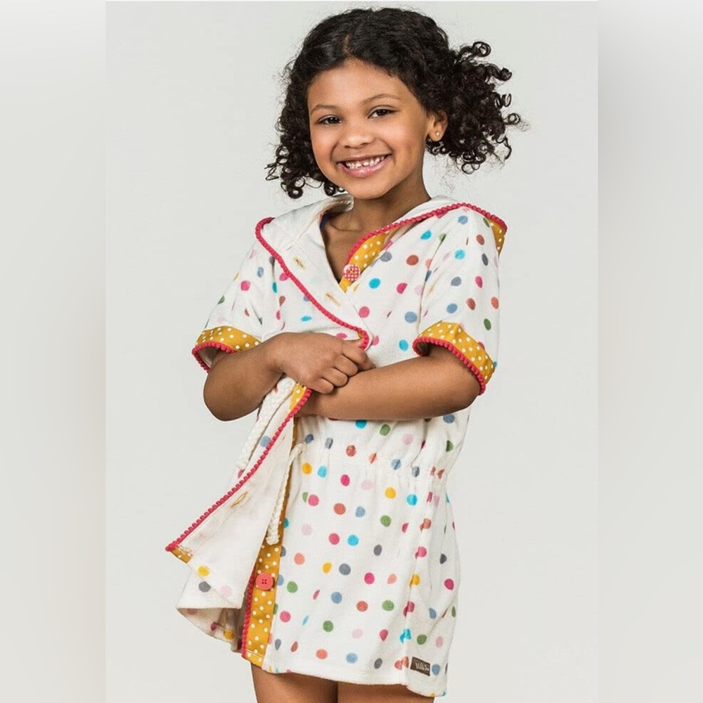 Matilda Jane Polka Dot Sunfish Swim Cover Up size 4